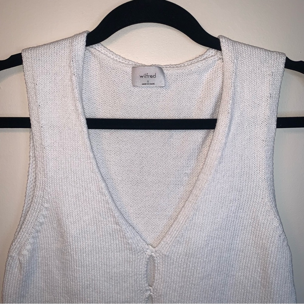 Wilfred Ivory Knit Tank Top - Picture 7 of 8